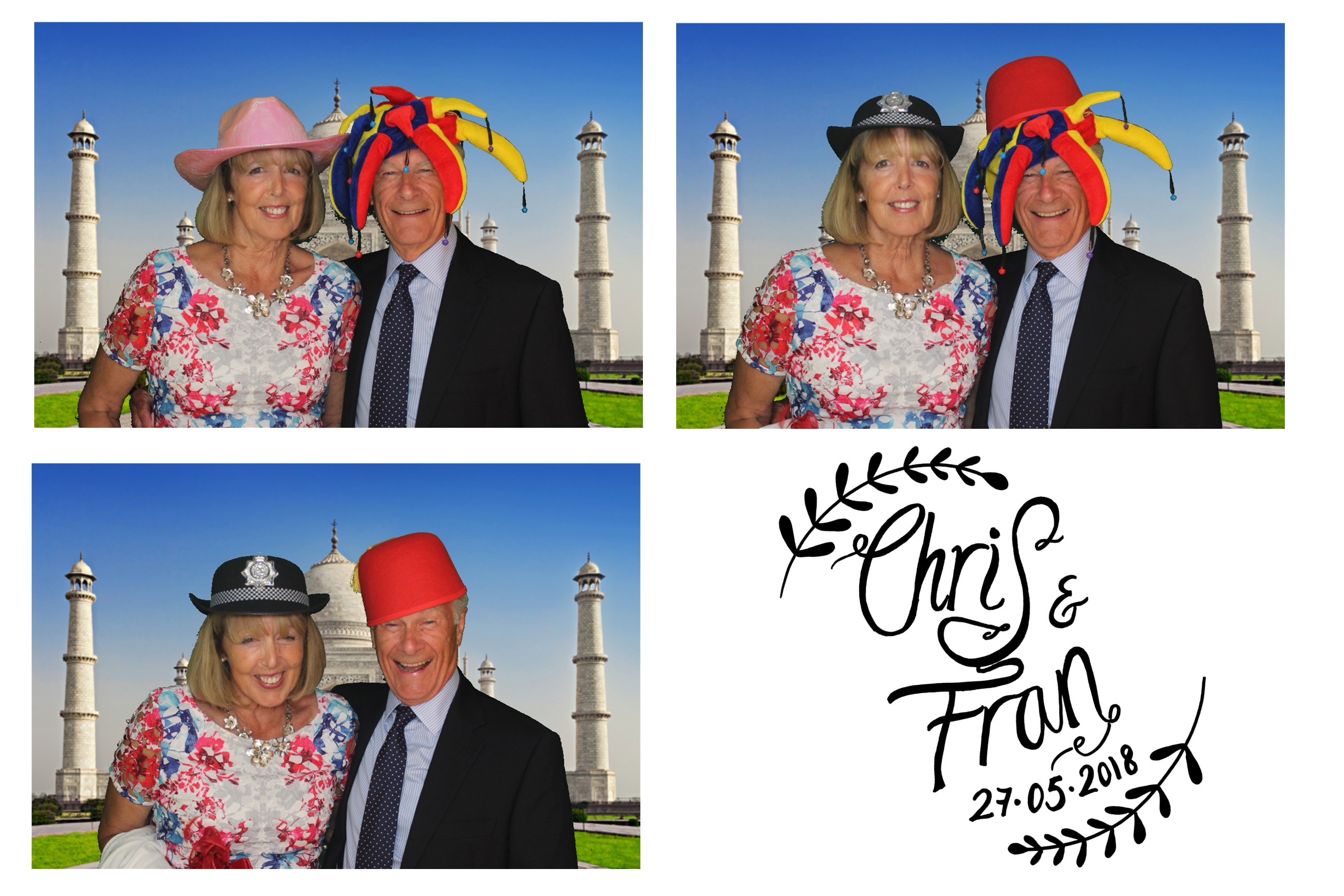 Chris & Fran | View more photos from the event at images.mobile-photo-booth.com/u/MobilePhotoBoothUK/Chris-Fran